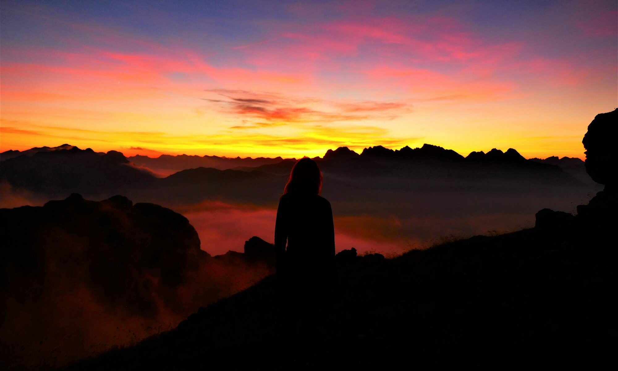 Meditation zum Sonnenuntergang